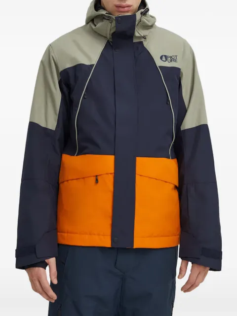 PICTURE logo-print ski jacket Blue MVT463