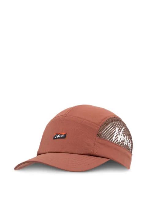 NANGA logo-patch mesh-panel cap Brown NA24113B906