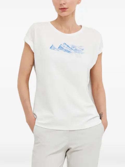 Mammut graphic-print rolled-sleeve T-shirt White 101704113