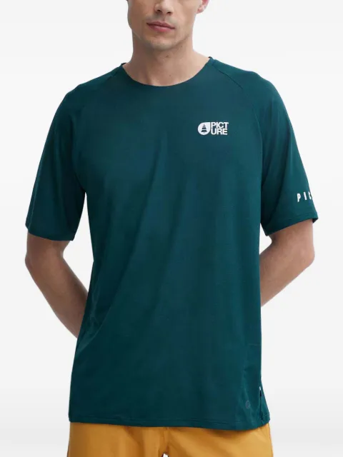 PICTURE Osborn logo crew-neck T-shirt Green MTS1077