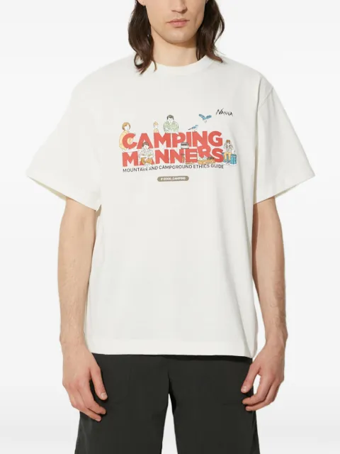 NANGA Camping Manners T-shirt White NW24111G800