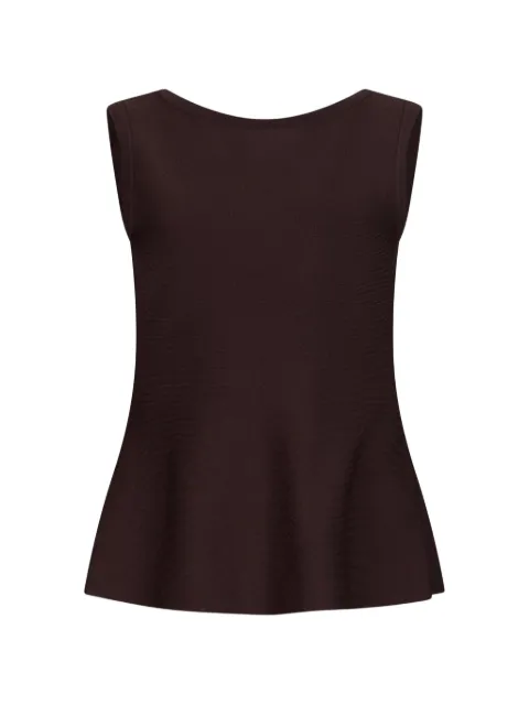 LIU JO cut-out top Brown WA6468MS55N