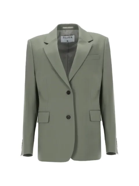 Filippa K Delilah single-breasted blazer Green 31825