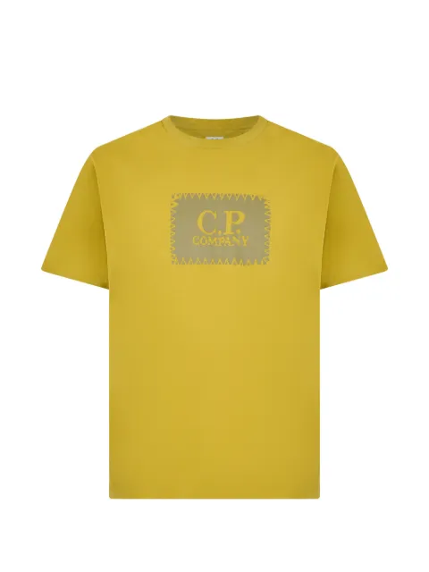 C.P. Company logo T-shirt Yellow 20CMTS723A005100W246
