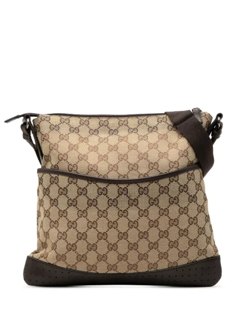 Gucci Pre-Owned 2000-2015 GG Canvas crossbody bag Brown ZPVSV8JWCW097JZZ