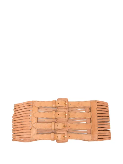 Gianfranco Ferré Pre-Owned 2000s leather belt Brown GF180AUS