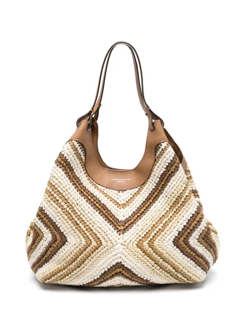GIANNI CHIARINI Dua tote bag White BS12190DIAMIX