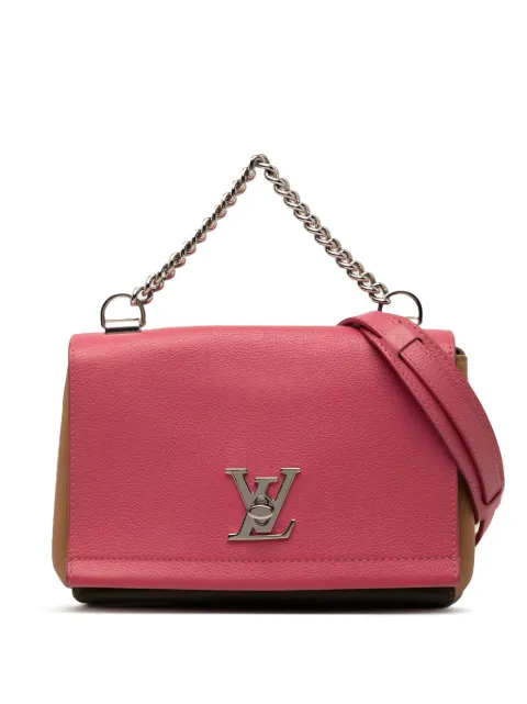 Louis Vuitton Pre-Owned 2021-2025 Tricolor Leather Lockme II BB satchel Pink NYAM4Z3VX4SP7UDM