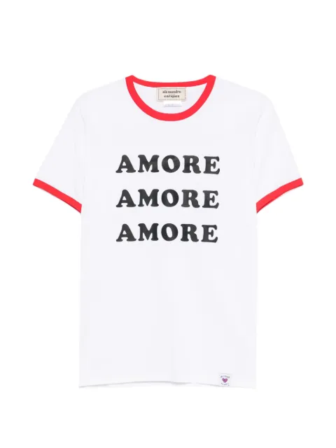 alessandro enriquez amore-print top White S102BCO