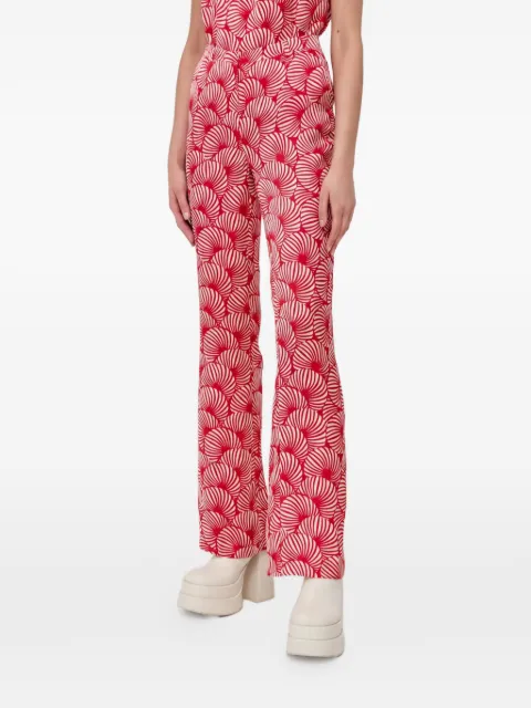 Morgan printed trousers Red PLIVF