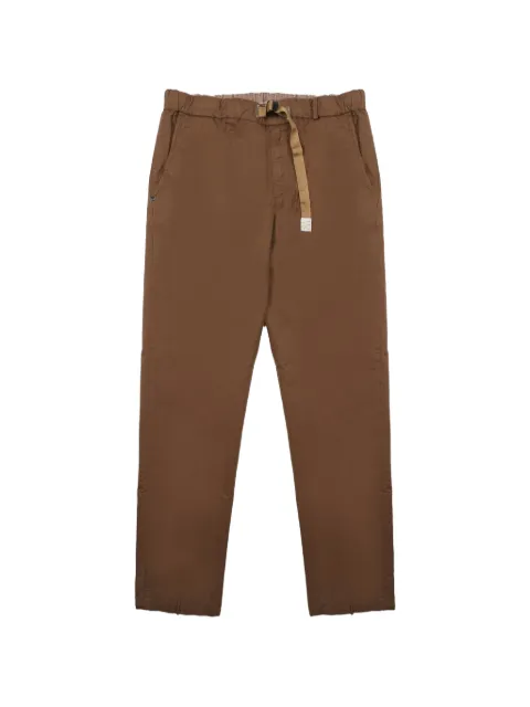 White Sand belted elasticated-waist trousers Brown 26SU66