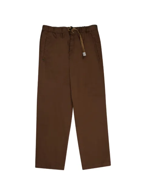 White Sand belted straight-leg trousers Brown 26SU6819048
