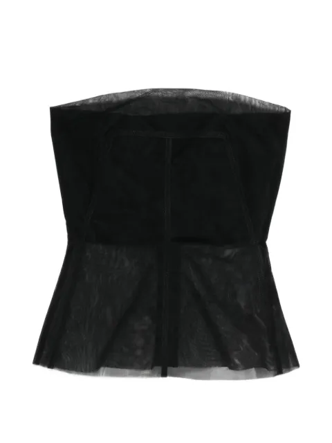 Rick Owens bustier top Black RO01F6127TU