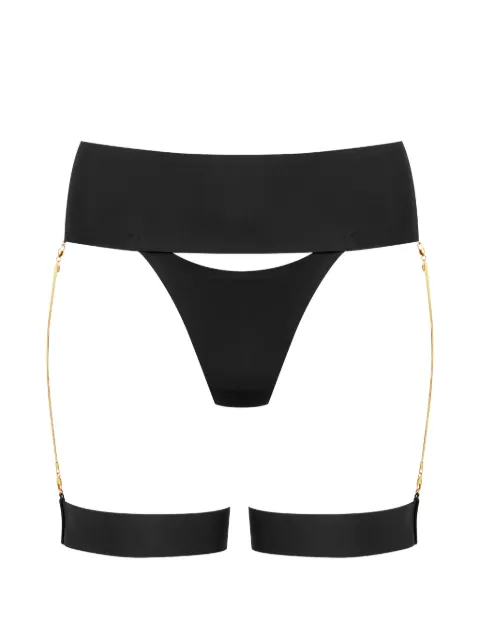 Maison Close chain tanga briefs Black 564703