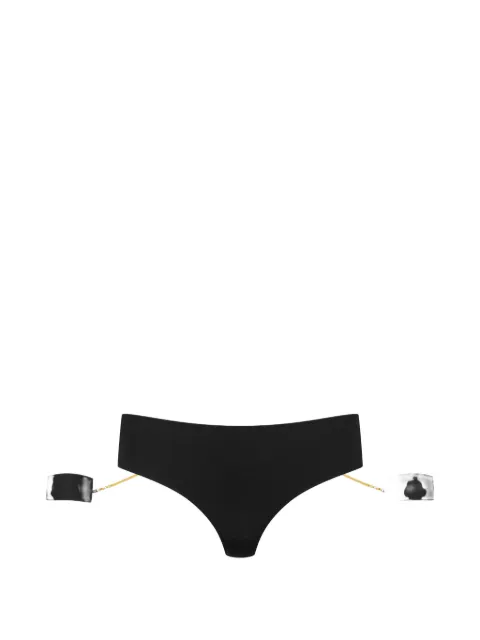 Maison Close chain-cuffs briefs Black 564693