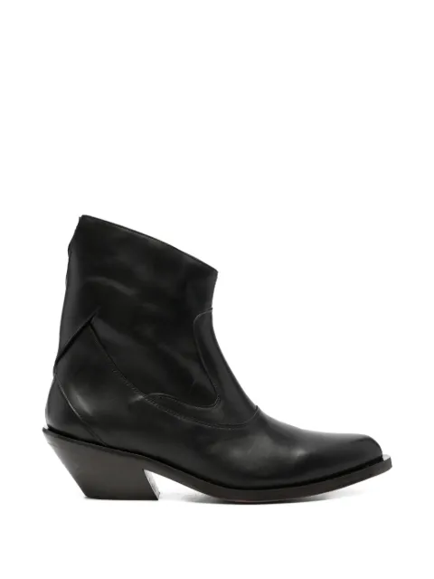 NULLUS Western 1 leather cowboy boots Black FNULMWST109009