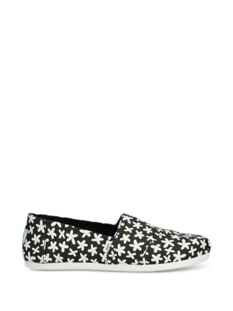 Toms floral-pattern flat espadrilles Black 10019675