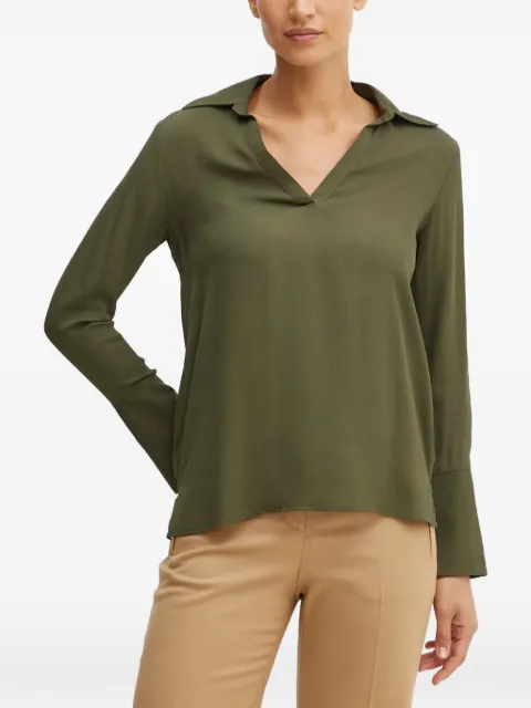 Silvian Heach Reuter V-neck tunic top Green GPA24288BL