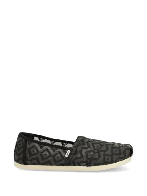 Toms geometric-pattern espadrilles Black 10017805