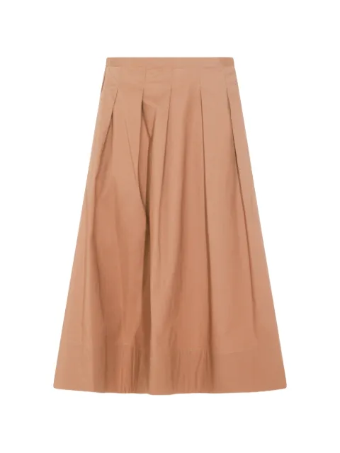 Nine In The Morning pleated midi skirt Orange NX01G26