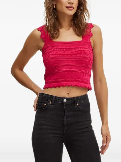 Morgan square-neck top Pink MNOAFRESIA