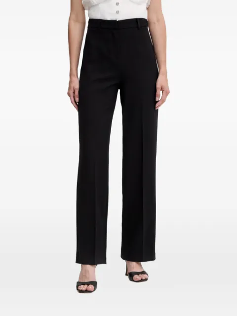 Morgan Poya wide-leg trousers Black POYAF