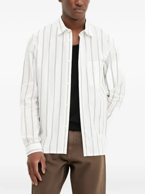 Marc O'Polo striped patch-pocket shirt White 5000005910