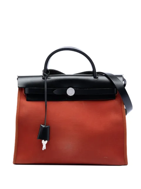 Hermès Pre-Owned 2016 Toile Herbag Zip 31 satchel Orange 4O5KCIEREZ0H9PSP