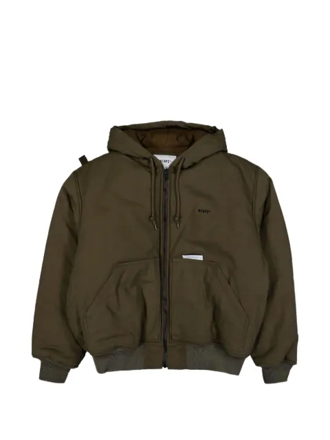 WTAPS D00M hooded cotton jacket Brown 252TQDTJKM01