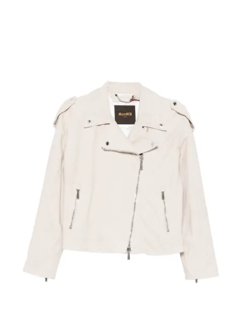 Moorer Loette zip jacket Neutrals LOETTE