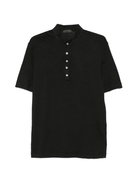 Dell'oglio buttoned short-sleeve shirt Black COMC5BJERLIN