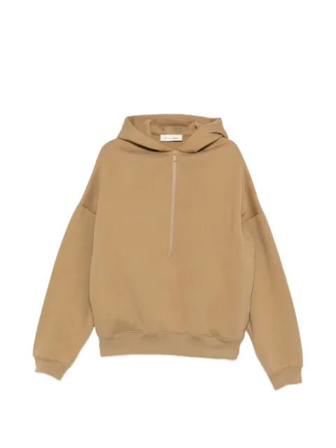 FEAR OF GOD ESSENTIALS half-zip hoodie Neutrals 192SP266913F