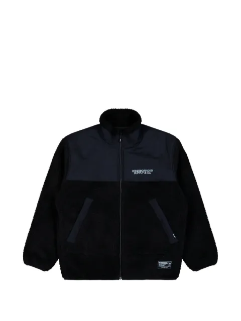Neighborhood Fleece zip-up jacket Black 252SZNHJKM04