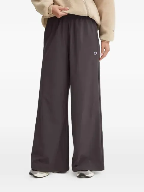 Champion logo-patch track pants Brown 117472
