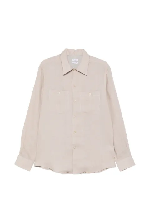 Brunello Cucinelli pocket shirt Neutrals MA6980658C4664
