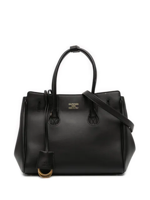 Balenciaga Pre-Owned 20th Century Mini Smooth Calfskin Hampton Carry All satchel Black KOIIARW0PYMOY9P7
