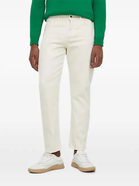 Benetton logo-patch jeans Neutrals 4UYYUE01C
