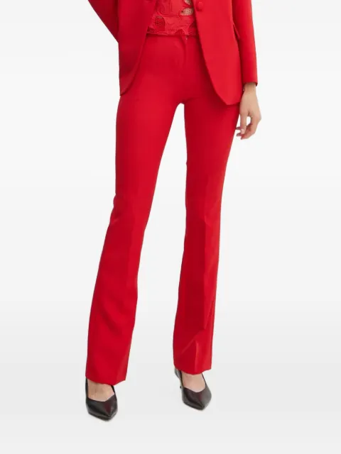 Silvian Heach Reif pressed-crease flared trousers Red GPA24007PA