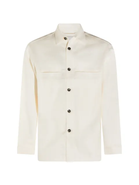 Nine In The Morning buttoned front-pockets jacket Neutrals CRS15L12
