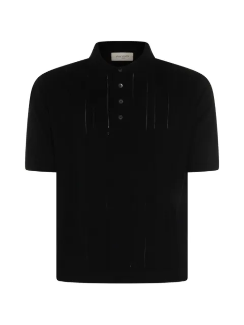 Piacenza Cashmere short-sleeves polo shirt Blue M1140018001005880