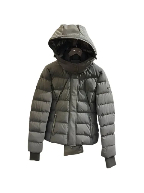 Moose Knuckles hooded down jacket Grey M35LJ136S305