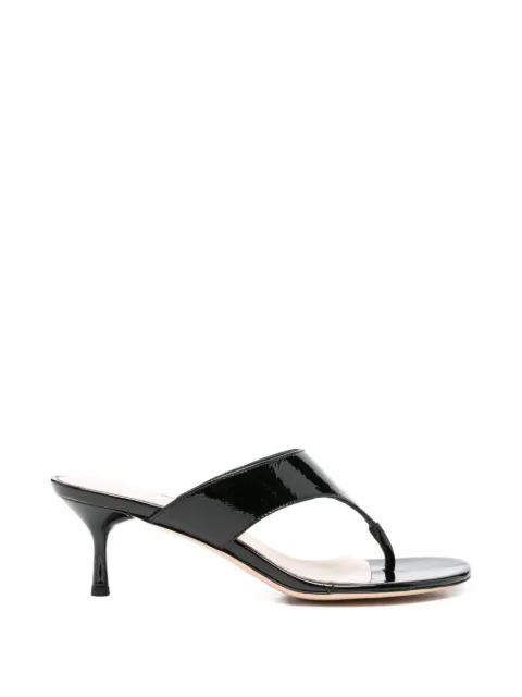 AGL astrid sandals Black D695002PCPLUME0000