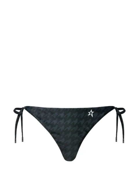 Perfect Moment Salinas houndstooth bikini bottoms Black W3001401