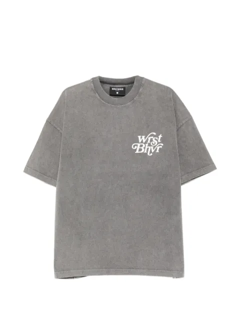 WRSTBHVR Reen V2 logo-print T-shirt Grey U1026TT3460