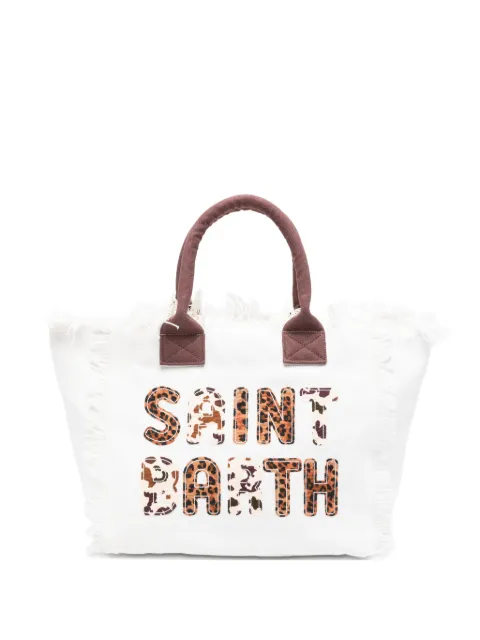 MC2 Saint Barth Vanity fringed tote bag White VANI001