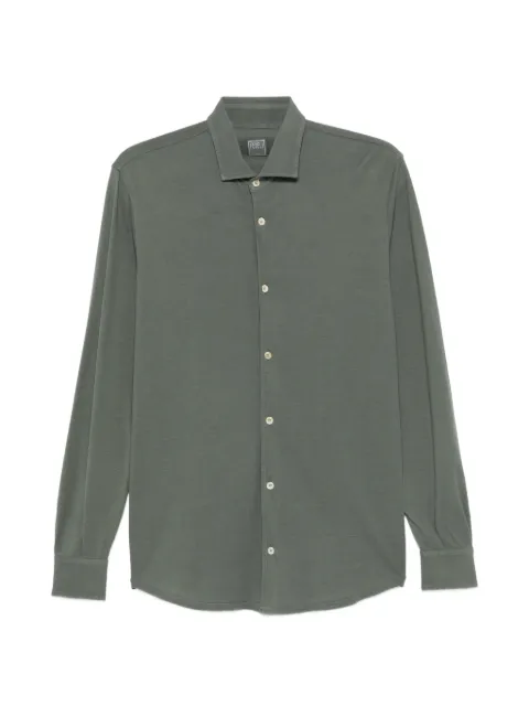 Fedeli long-sleeve shirt Green TUF00131