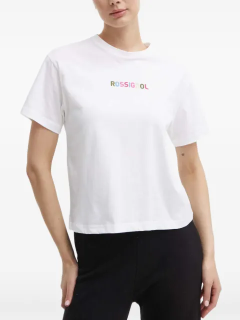 Rossignol logo-print short-sleeve T-shirt White RLMWY17