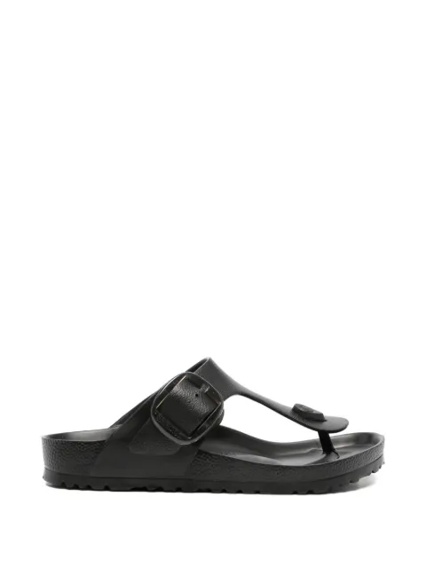 Birkenstock Gizeh oversized-buckle thong sandals Black 1031370