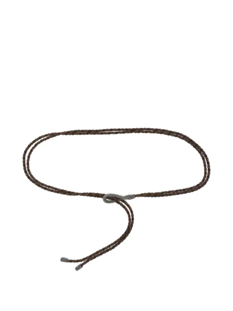 Peserico bead-embellished belt Brown S32604C0CC811951
