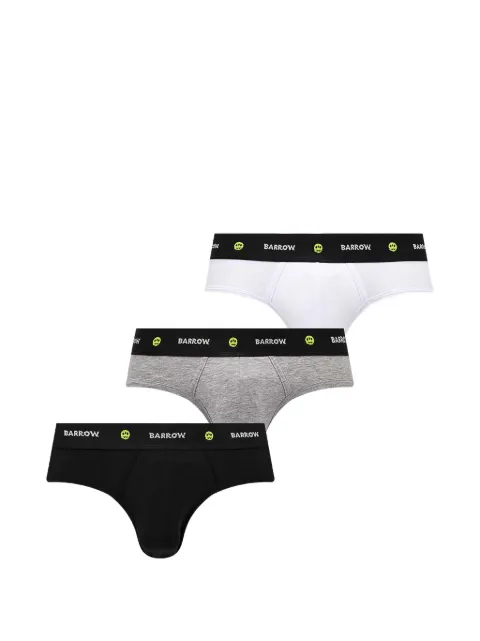 BARROW logo-waistband briefs (pack of three) Neutrals F4BWMASL128